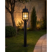 Lambax 96 cm Kafesli Direkli Bahçe Armatürü - Bahçe Lambası