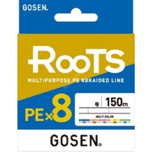 Gosen Roots 8x 150 mt Multi Color Ip Misina 1.0 Pe