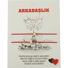 Kalp Arkadaşlık Ip Bileklik 2 Adet
