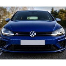 EP Garaj Otomotiv R Logo Metal Bağlantılı Amblem – Krom Kırmızı Premium Tasarım
