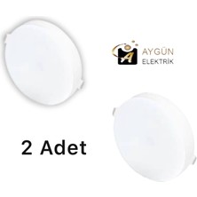 Aygün Elektrik CT-5662 Ayarlanabilir LED Spot 25W Beyaz - 2 Adet