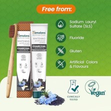 Himalaya Botanique Beyazlatıcı Plak Karşıtı Diş Macunu 75 ml | Ecocert Cosmos Sertifikalı | Organik Aktif, Kömür, Çörek Otu Yağı | Florür ve Gluten Içermez