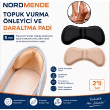 Popüler Sepet 5 mm Topuk Vurma Önleyici Ayakkabı Daraltma Pedi 2';li Set