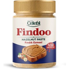 Gourmet Çelebi Findoo Fındık Ezmesi 320 gr - Sürülebilir Gerçek Fındık Ezmesi