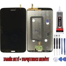 Genos Samsung T310 LCD Ekran Beyaz Montaj Kiti Hediye