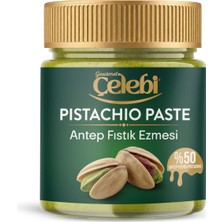 Gourmet Çelebi Sürülebilir Antep Fıstık Ezmesi 200 Gr - Gerçek Antep Fıstığı Ezmesi