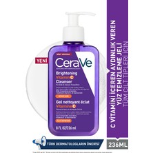 Cerave C Vitamini İçeren Aydınlık Görünüm Veren Yüz Temizleme Jeli 236 ml