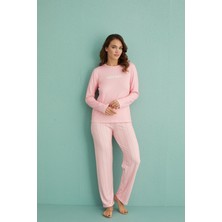 Gd Goldoremi 14102-7 Kadın Fashion Lovers Termal Uzun Kol Pijama Takım