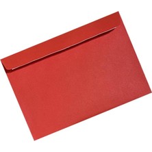 Doğan 11.4 x 16.2 Buklet Tipi Zarf 80 Gr. Kırmızı 25'li
