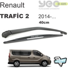 Renas Store Yeo Renault Trafic 2 ile Uyumlu Arka Silecek Kolu ve Süpürgesi 2014-..
