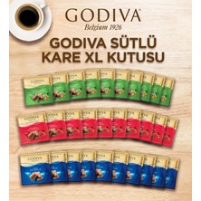 Godiva Sütlü Kare Çikolata X LARGE PAKETİ - 10'ar Adet