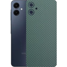 Kapps Samsung Galaxy A06 ile Uyumlu Fiber Serisi Premium Arka Kapak Kaplama(Kenarlar Yoktur!)