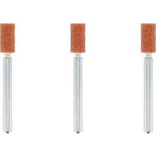 Renas Store Dremel 8153 Alüminyum Oksit Taşlama Taşı, En Küçük Çaplı, Silindirik Biçimli, 4,8 Mm, 3'lü