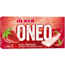 Ülker ONEO Slims Çilek Aromalı Şekersiz Sakız - 14 gram - 162 Adet