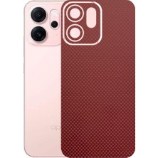 Kapps Oppo Reno 14F ile Uyumlu Fiber Serisi Premium Arka Kapak Kaplama(Kenarlar Yoktur!)