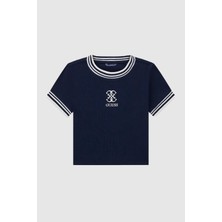 Guess Kız Çocuk Lacivert Tshirt