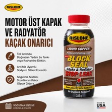 Rislone 354 ml Motor Üst Kapak Ve Radyatör Kaçak Onarıcı Küçük Motor Hacimli Araçlar İçin