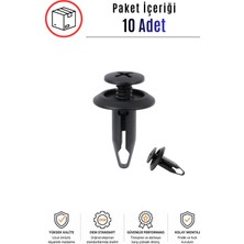 SEMECHLER Ford Focus Fiesta Connect Mondeo Uyumlu Davlumbaz Tampon Panjur Klipsi (10 Adet)