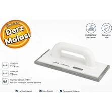 Duyar DYR219 Derz Malası 28 cm Plastik Geçme Saplı Derz Malası Mala