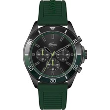 Lacoste LAC2011153 Erkek Kol Saati Siyah Çelik Kasa 5 ATM Suya Dayanıklı Kronometre Fonksiyonu