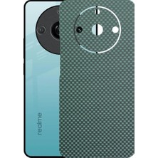 Kapps Realme 11 Pro ile Uyumlu Fiber Serisi Premium Arka Kapak Kaplama(Kenarlar Yoktur!)