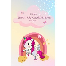 Renas Store Independently Published Unicorn Drawing And Sketch Book For Children: Fun 120 Pages Painting Notebook For Girls 4, 5, 6, 7, 8 Years Old