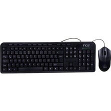 Renas Store Inca IMK-375T Wired Multimedia Q Klavye&mouse Set