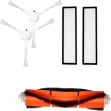 Renas Store Ozemtek Beyaz Dreame D9 D9 Max D9 Pro Robot Süpürge Hepa Filtre Ana Fırça Yan Fırça Seti Dreame D9 D9 Max Dreame Bot L10 L10 Pro ile Uyumlu 5 Parça Yedek Aksesuar Seti