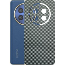 Kapps Realme 12 Pro ile Uyumlu Fiber Serisi Premium Arka Kapak Kaplama(Kenarlar Yoktur!)
