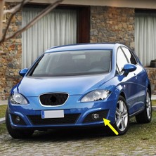 Renas Store Ön Tampon Sol Sis Farı Kapağı 1P0853665G Seat Leon 2 ile Uyumlu 2010-2012