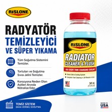 Rislone Radyatör Temizleyici ve Süper Yıkama Yağ Katkıları 340 ml Tüm Soğutma Sistemini Temizler