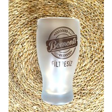 Sanat Taciri 0.5l Bomonti Bira Bardağı Buzlu Cam Bira Bardağı