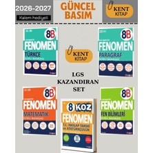 Fenomen Yayıncılık Fenomen 8. Sınıf Lgs B Set Matematik - Fen - Türkçe - Paragraf - Inkılap Soru Bankası 2026 - 2027