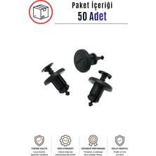 SEMECHLER Renault Megane 2 Clio 2 Kangoo Laguna Scenıc Symbol Uyumlu Panjur Tampon Klipsi (50 Adet)