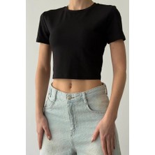 Quzu 26YTSH01794 T-Shirt Siyah