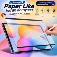 Monsgeek Samsung Galaxy Tab S10 Fe Plus 13.1 Inç Uyumlu Manyetik Kağıt Hisliyatlı Ekran Koruyucu