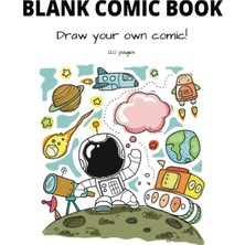 Renas Store Independently Published Blank Comic Book, For Kids, 120 Pages, Create Your Own Story, Draw Your Comics