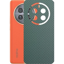 Kapps Realme 12 Pro+ ile Uyumlu Fiber Serisi Premium Arka Kapak Kaplama(Kenarlar Yoktur!)