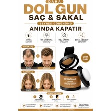 SpringMax Yeni Nesil Saç Dolgunlaştırıcı Saç Kapatıcı Orta sarı Pudra | Seyrek Sakal Saçlar İçin | Dip Boya Etkili Beyaz Kapatıcı Suda Çıkmaz