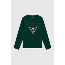 Guess Erkek Çocuk Koyu Yeşil Tshirt