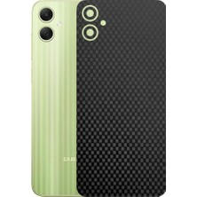 Kapps Samsung Galaxy A05 ile Uyumlu Fiber Serisi Premium Arka Kapak Kaplama(Kenarlar Yoktur!)