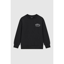 Guess Erkek Çocuk Siyah Sweatshirt