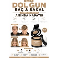 SpringMax Yeni Nesil Saç Dolgunlaştırıcı Saç Kapatıcı Açık Kahve Pudra | Seyrek Sakal Saçlar İçin | Dip Boya Etkili Beyaz Kapatıcı Suda Çıkmaz