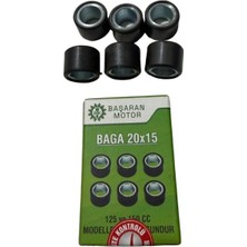 20 x 15 Varyatör Baga 17 Gram – Honda Pcx / Activa S / Dio / Sh 150 / Jupiter / Hero Dash Uyumlu (6'lı Set)-Oem 22121-KPL900