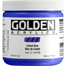 Golden Heavy Body Akrilik Boya 473 ml Seri 8 Cobalt Blue 1140