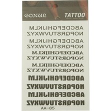 sbodurhome Yazılı Tattoo Dövme Sticker