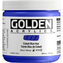 Golden Heavy Body Akrilik Boya 473 ml Seri 2 Cobalt Blue Hue 1556