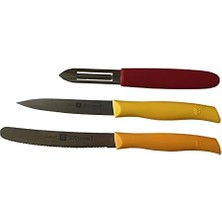 Grip Bıçak Seti, Paslanmaz Çelik, 3 Parça