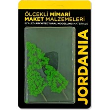 Jordania Maket Ağaç Açık Yeşil 1100 Ölçek 8 cm 3 Adet JE03P-126080