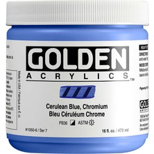 Golden Heavy Body Akrilik Boya 473 ml Seri 7 Cerulean Blue Chromium 1050